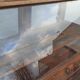 Antique wooden showcase