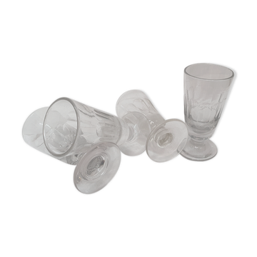 4 absinthe glasses