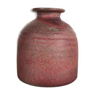 1960 : vase en céramique d'atelier de Piet Knepper pour Mobach Pays-Bas