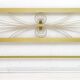 Mid-Century Modern Gilded and Satin Brass Double Bed, 1970