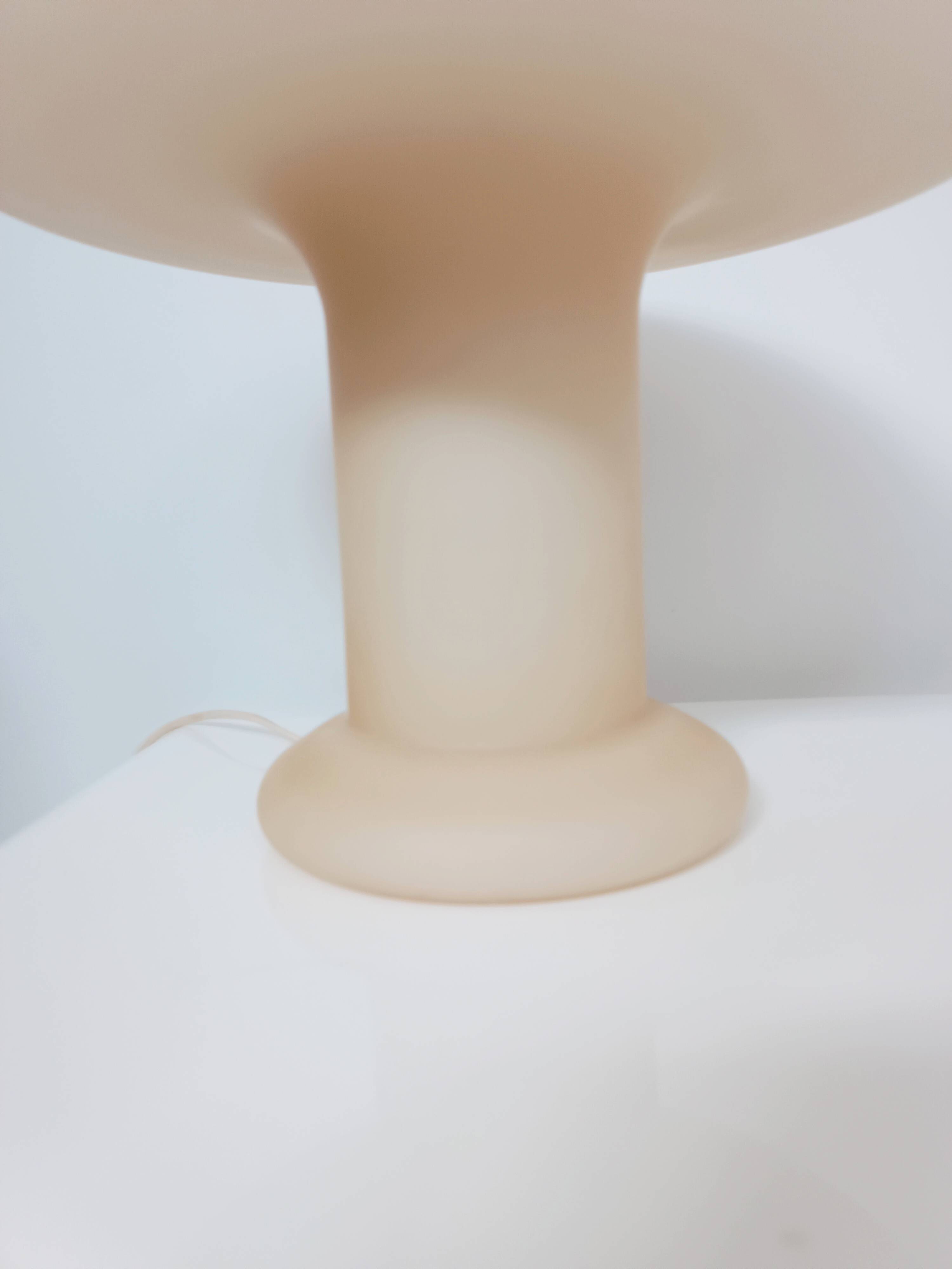Lampe champignon par Hustadt Leuchten 1970s Grand modèle