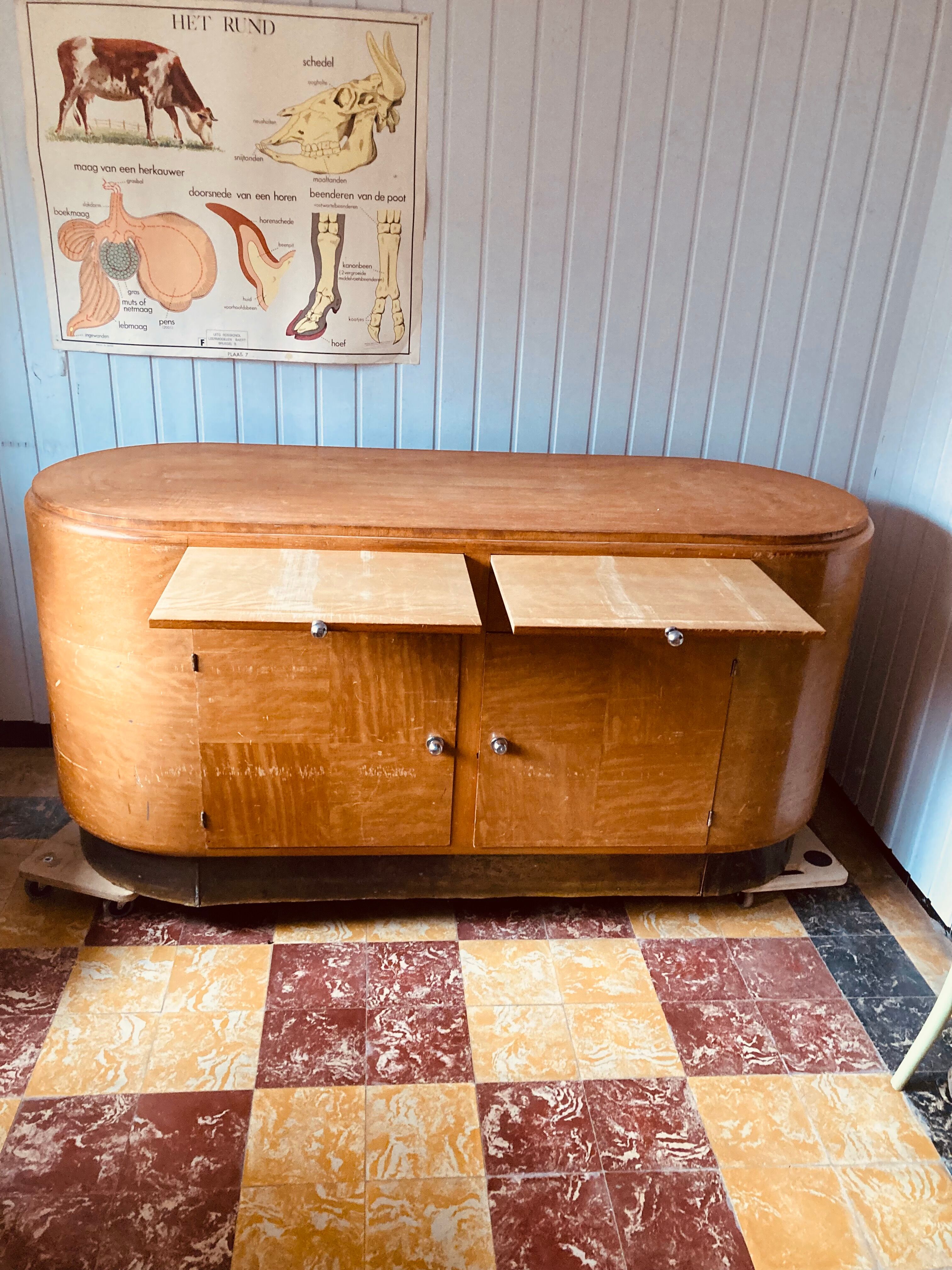 Art deco tailor's counter