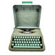 Hermes Baby green sage typewriter
