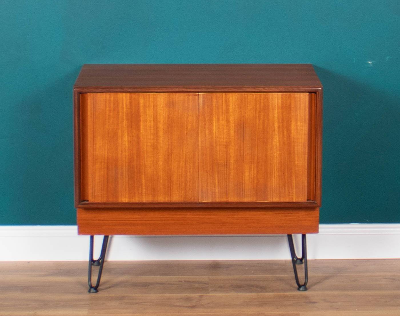 Retro Teak 1960s G Plan Form Five Sideboard On Hairpin Legs