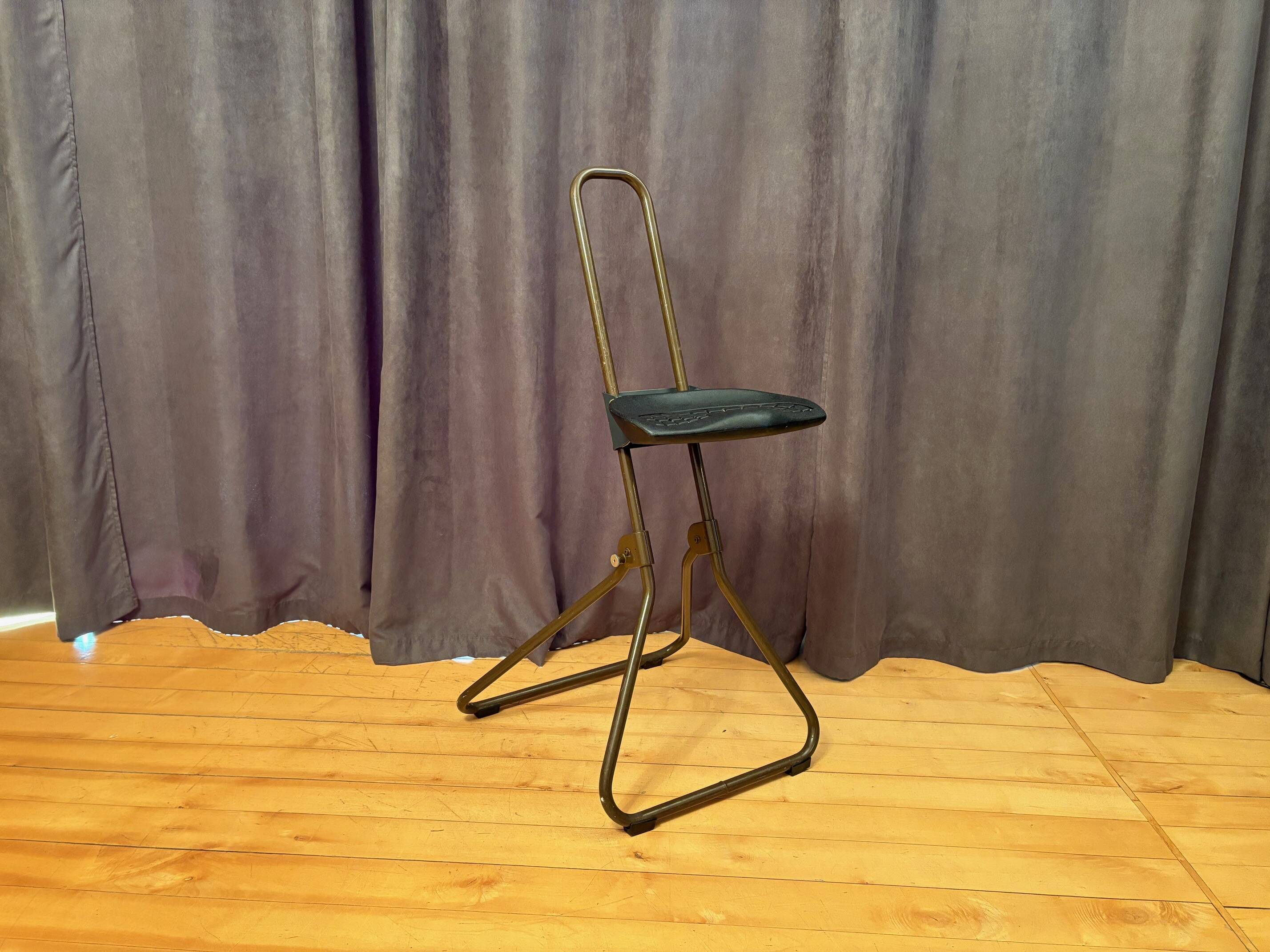 Tabouret ajustable par Brand/Häfner, Bad Essen, Allemagne années 1980