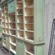 2 library furniture ceruse wood green and gold