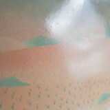 Anne stringer Alpac pink France vintage fiberglass tray