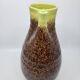 Pichet Pottery from Accolay in glazed ceramic, Brown and Yellow, France 1970.