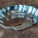 Metal salad bowl