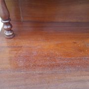 Stepped buffet in flamed mahogany veneer