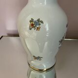 Porcelain vase motifs birds and flowers from Hollohàza Hungary