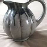 Vintage melon-shaped ceramic vase