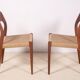 6x Niels Møller Model 71 teak, 1960s, Denmark