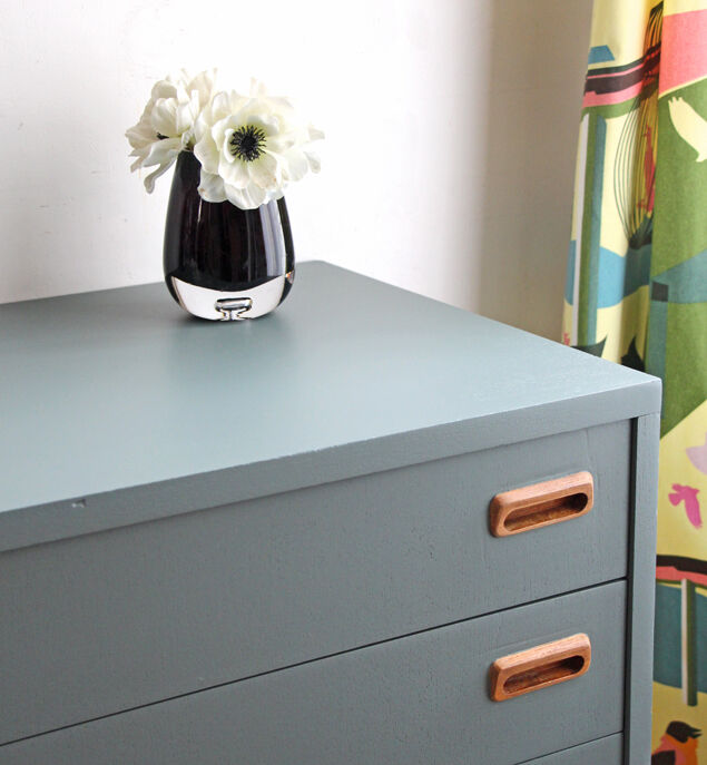 Scandinavian teak chest of drawers