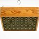 Beautiful 1970s square ceiling lamp made of pine wood by Alda Sweden