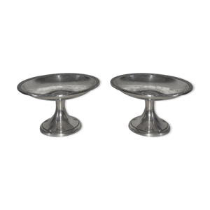 Paire de coupes sur pied en argent