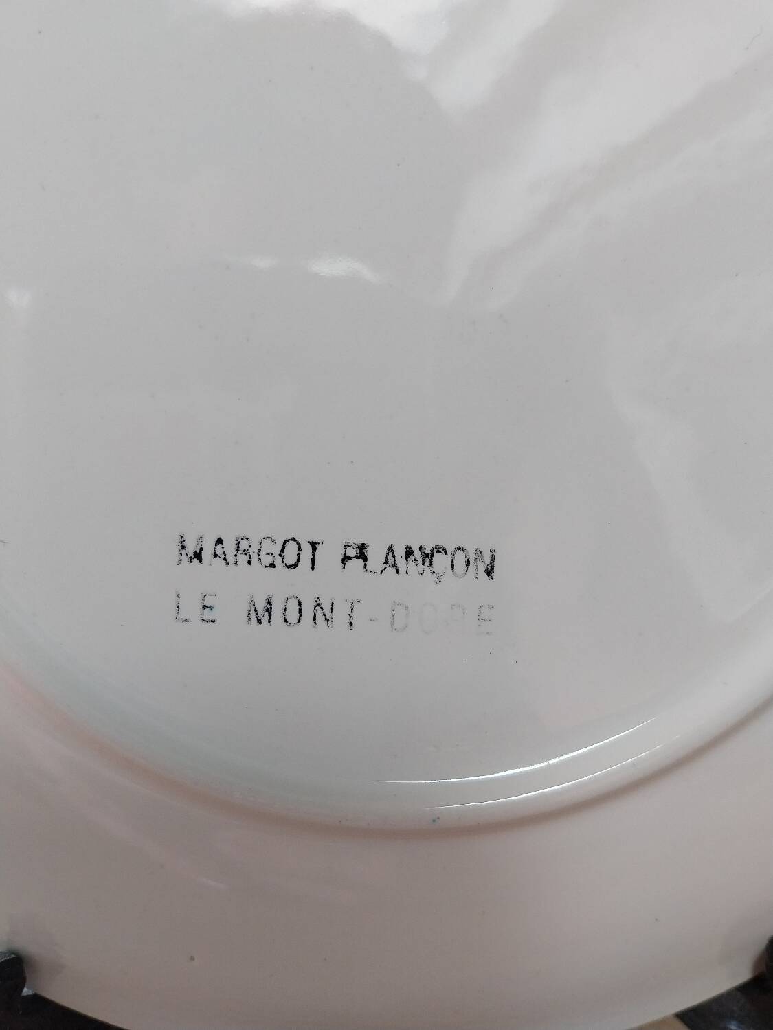 Rooster plate Margot Plançon