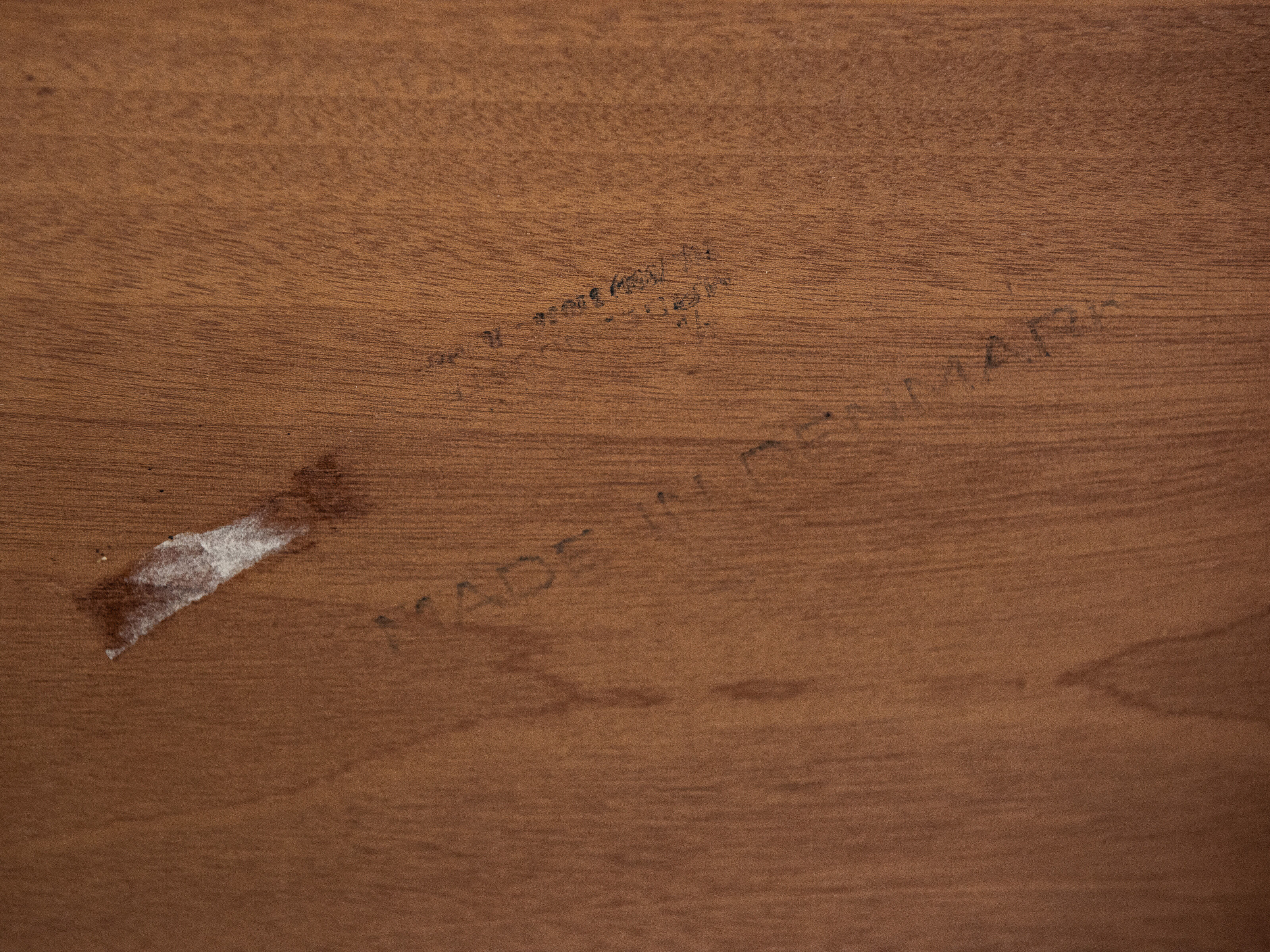 Midcentury Danish desk in teak by Arne Vodder for HP Hansen 1960s