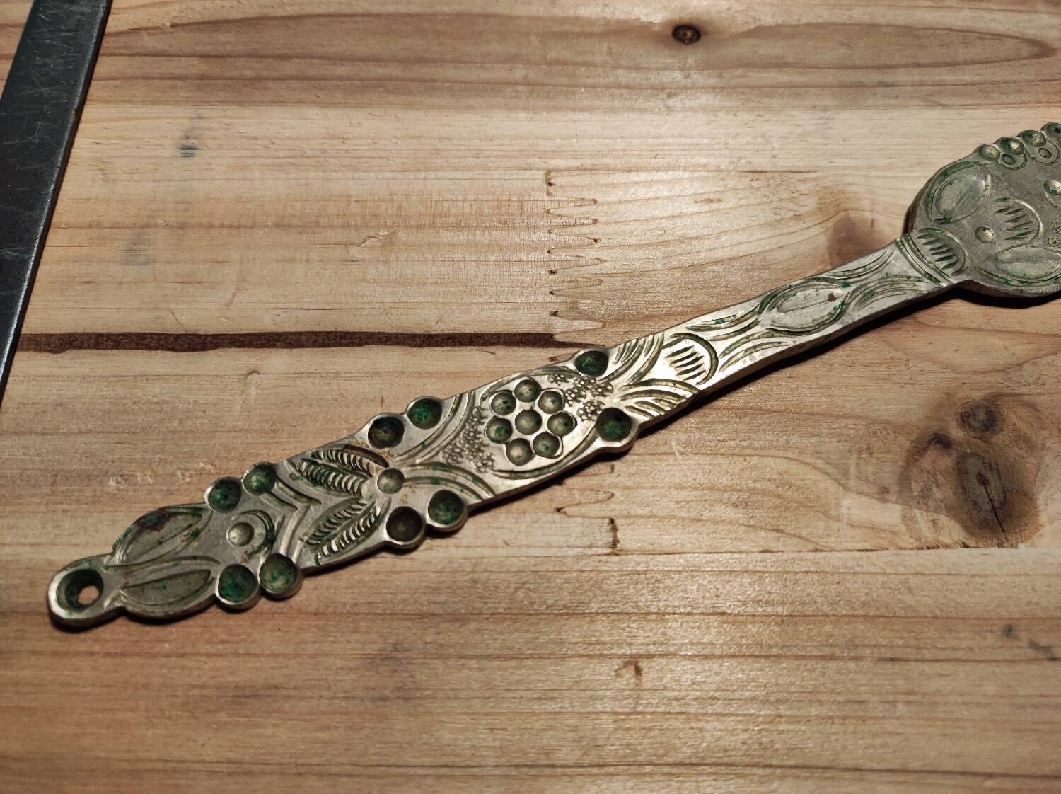 Antique metal cake knife