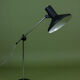 Large black metal vintage industrial desk lamp.