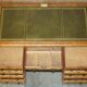 Victorian Oak Partner's Desk circa 1883