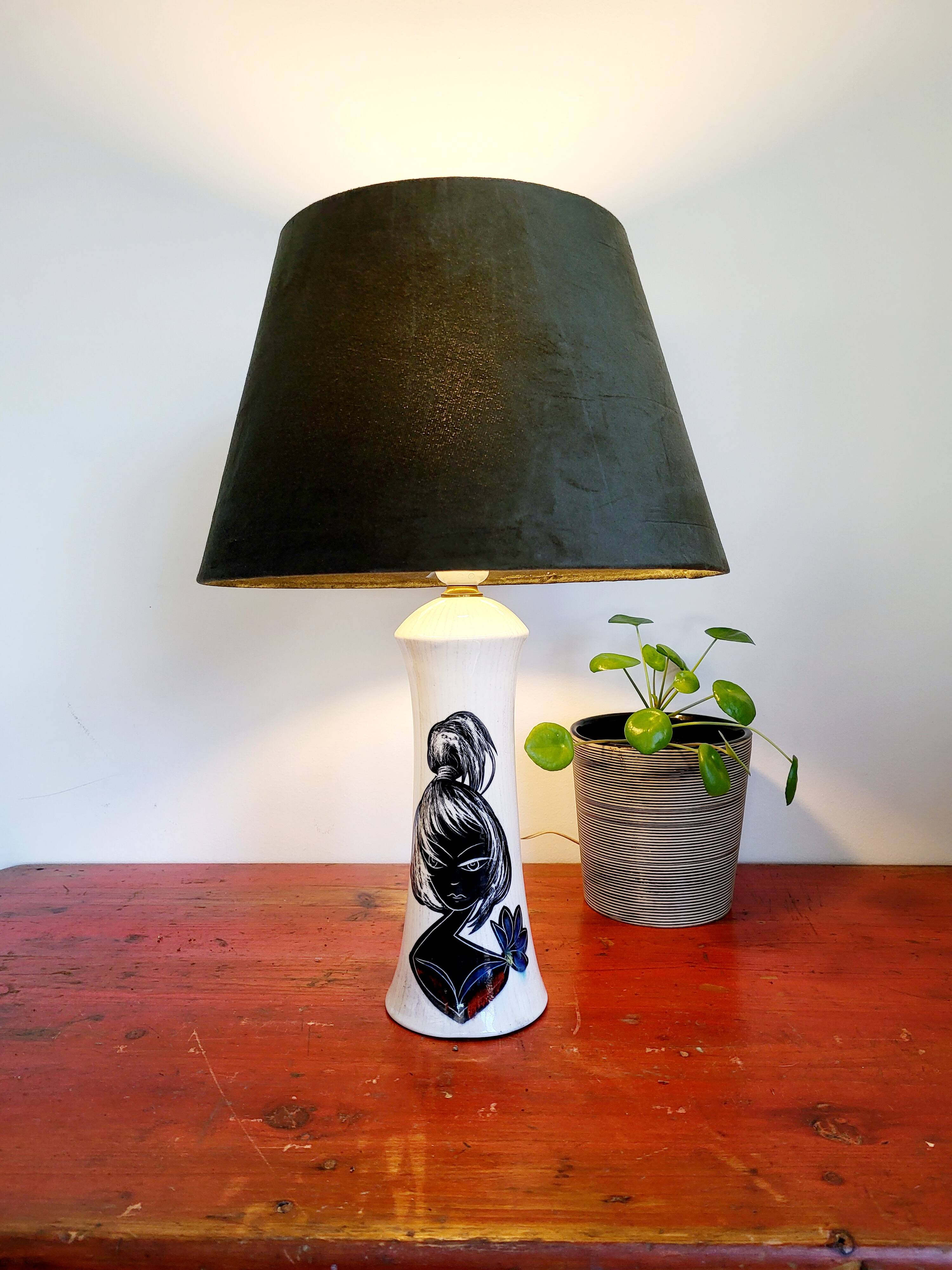 Lampenvoet San Marino, keramiek, Italy, jaren 1950-1960