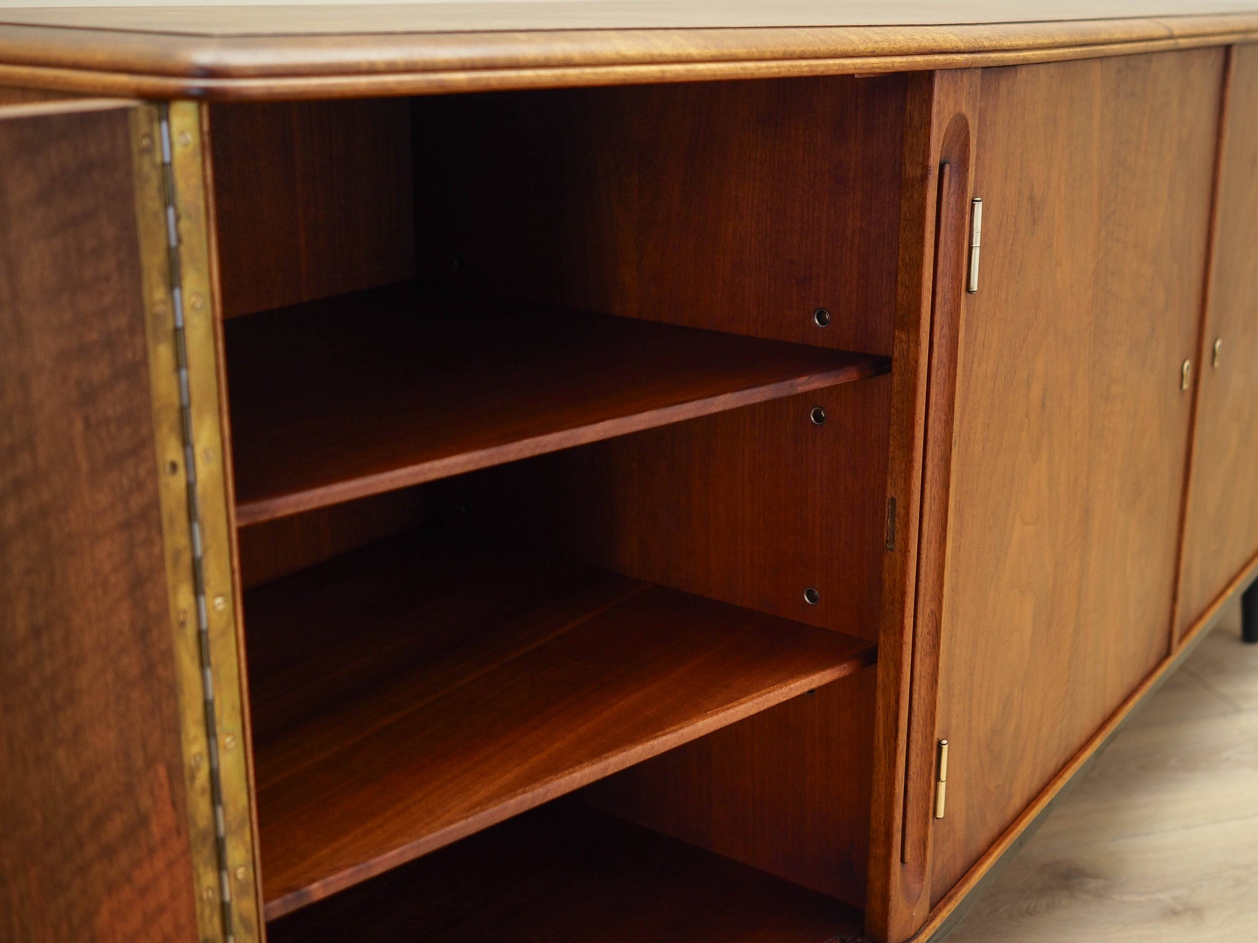 Walnut sideboard, Danish design, 1960s, production: Denmark