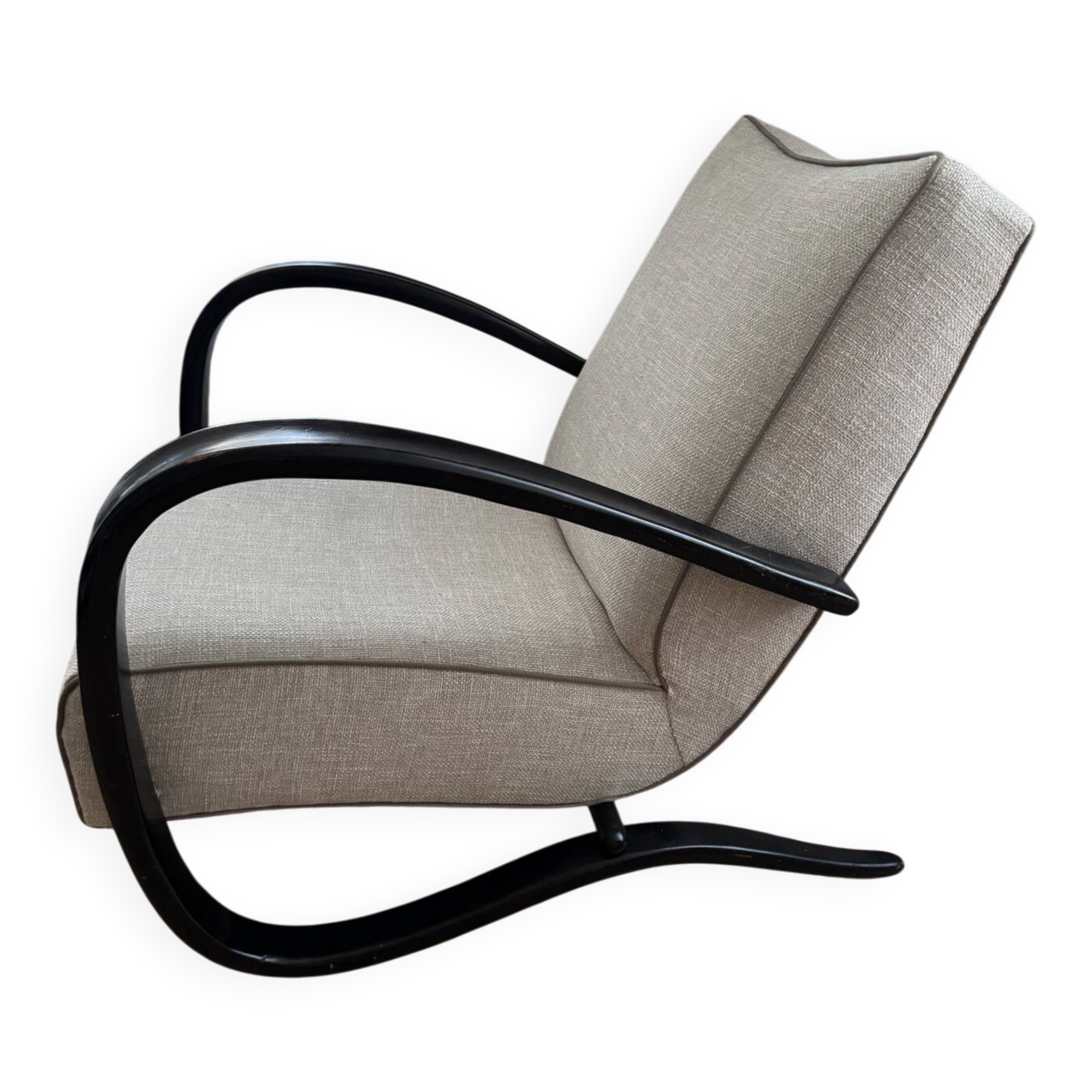2 Armchairs Model H 269 by Jindrich Halabala, 1930-40s
