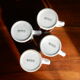 4 Staffordshire pottery ceramic mugs