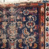 Ancient Persian carpet Malayer handmade 70cm x 93cm 1900s, 1C811