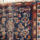 Ancient Persian carpet Malayer handmade 70cm x 93cm 1900s, 1C811