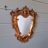 Gilded stucco mirror, late 19th century