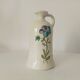Vintage glazed stoneware pitcher, signed