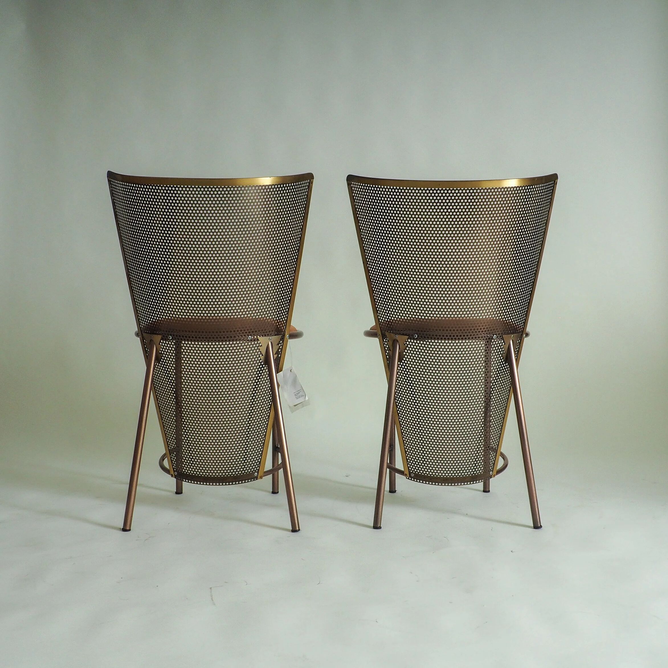 Set of 2 Sevilla EXPO '92 chairs by Frans Van Praet for Belgochrom (#35 & #36 /100)