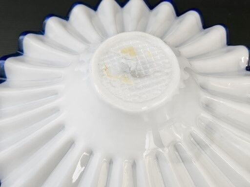 Vintage glass fruit bowl 1960