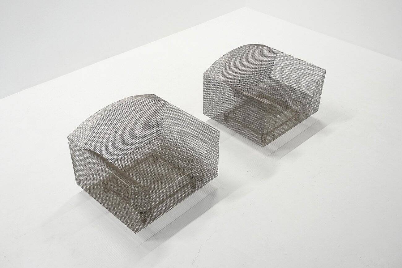 Chaises How High the Moon de Shiro Kuramata pour Vitra, Set de 2