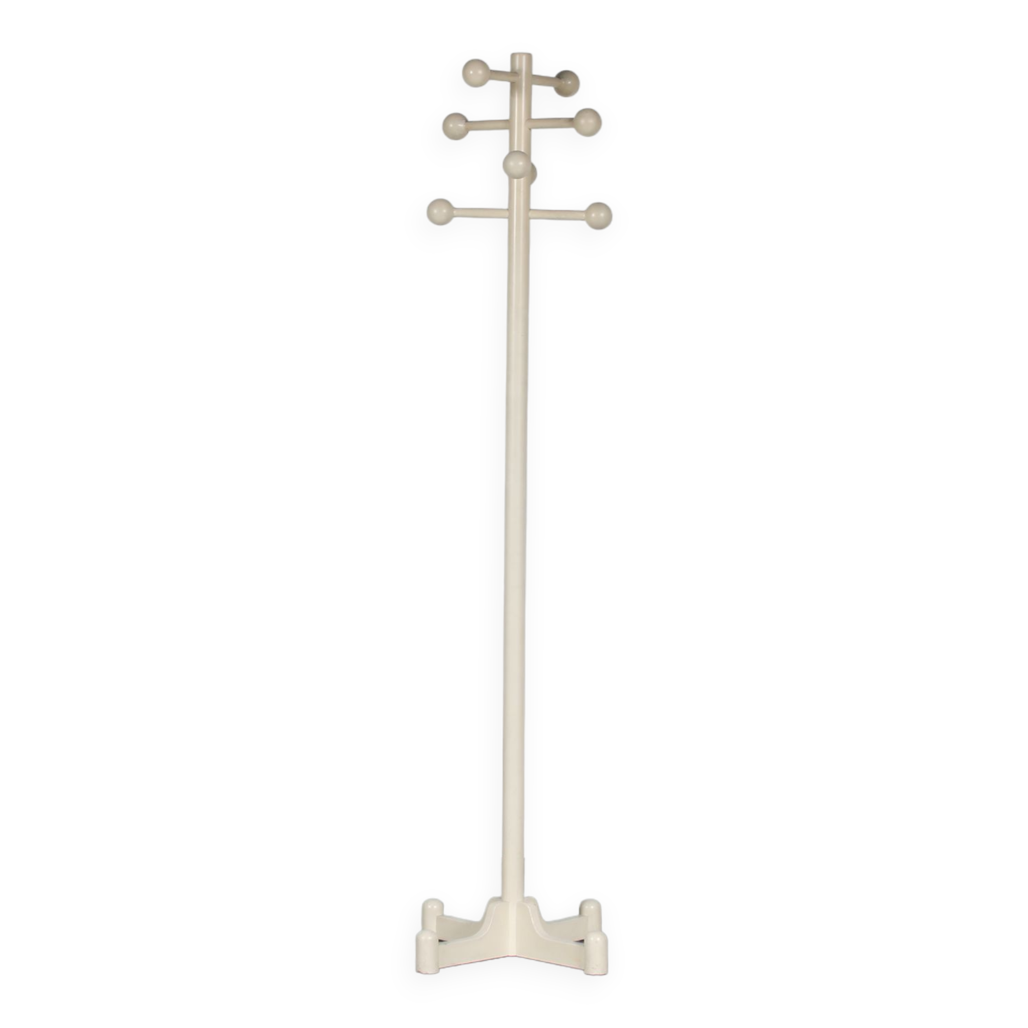 1970s White wooden coat rack from Italy