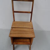 Antique library stairs / chair
