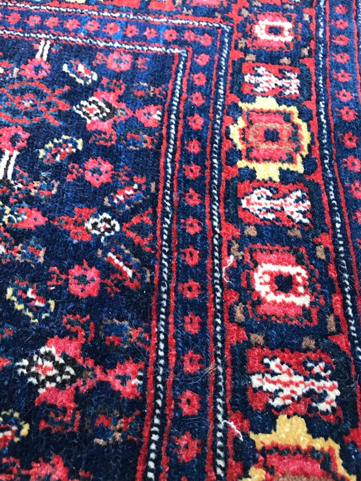 Persian senneh old carpet 108x148cm