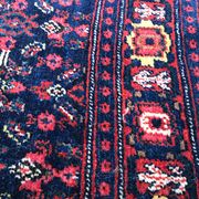 Persian senneh old carpet 108x148cm