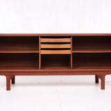 Sideboard with roller shutter doors, Danish, vintage, teak, produced by Dyrlund