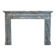 Neoclassical Tuscan fireplace in marble, Italy, 18th century.