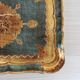 Florentine blue and gold tray