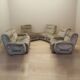Modular sofa, Italian design, 1960s, production: Italy