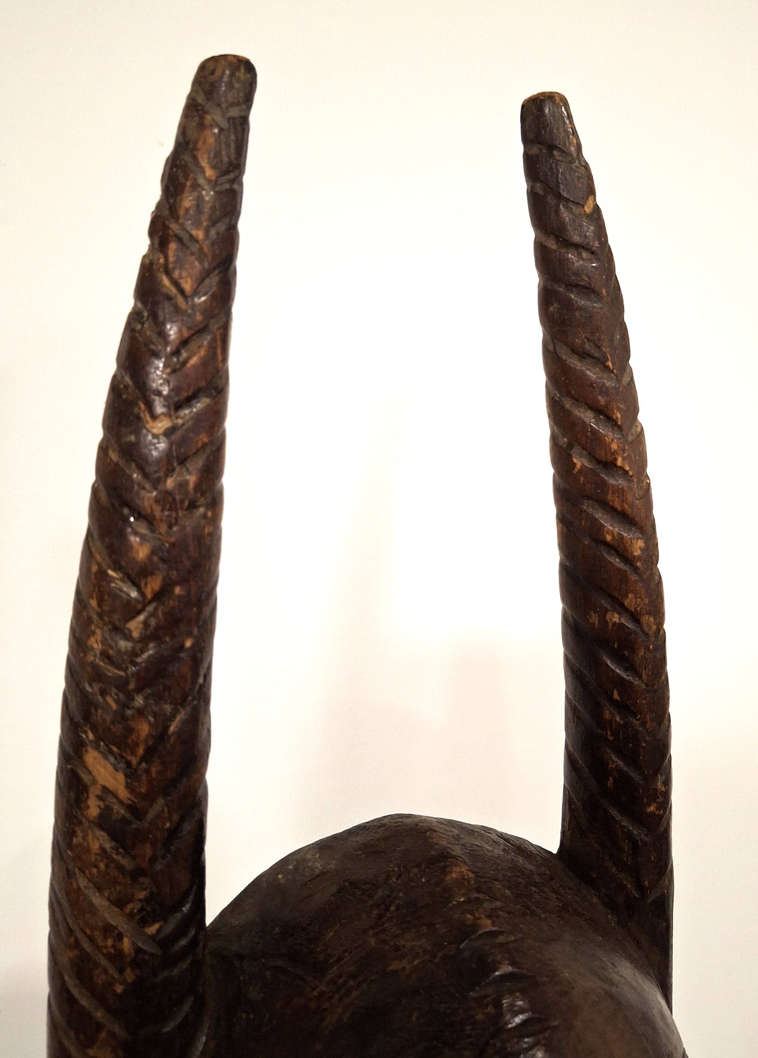 Masque Katanda - Tribu Lega, RD Congo - Milieu du 20e siècle