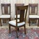 Suite of 4 teak chairs, Indian manufacture of the 1980s