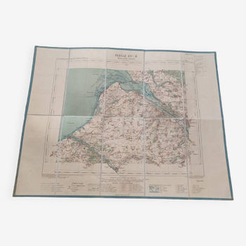 Carte géographique Abbeville 1889