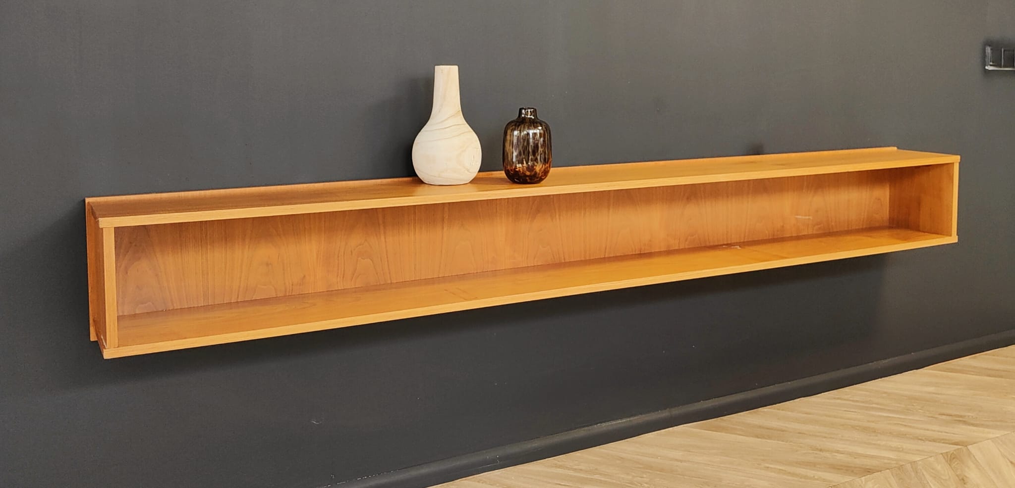 Mid Century floating cabinet | Vintage - bookcase, TV cabinet