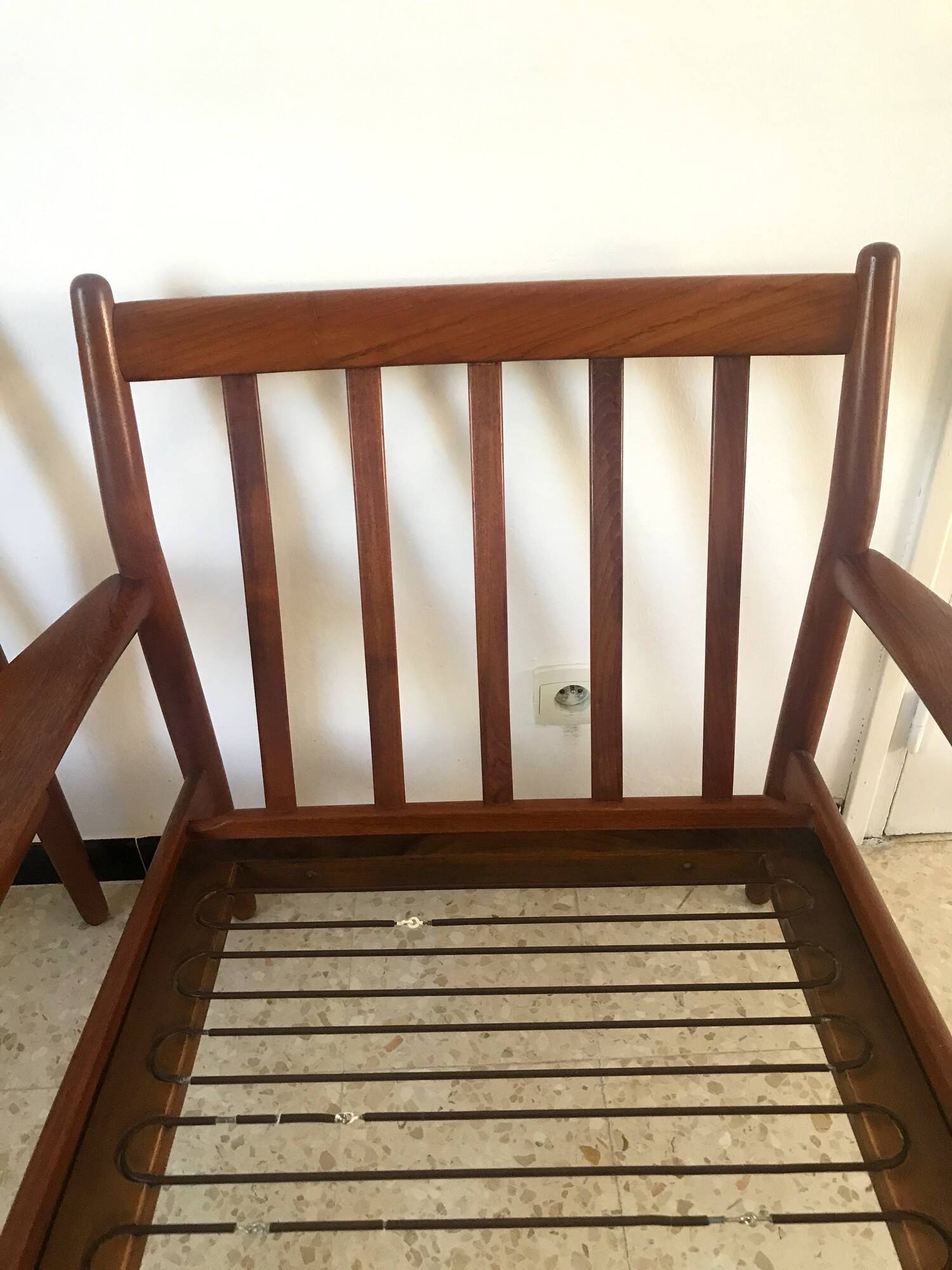 Scandinavian teak armchair by Svend Aage Eriksen for Glostrup vintage 60s