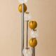 Seven-globe floor lamp in Murano glass, Gaetano Sciolari, 1970s.
